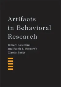 Buy Artifacts in Behavioral Research (English, Robert Rosenthal | Ralph L. Rosnow | Alan E. Kazdin) — BookShops.in