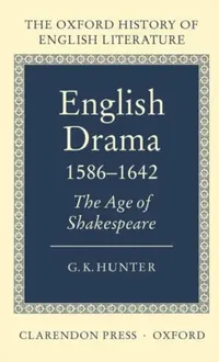 Buy English Drama 1586-1642 (English, G. K. Hunter) — BookShops.in