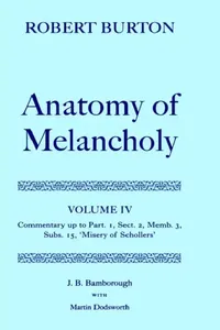 Buy The Anatomy of Melancholy (English, Robert Burton | J. B. Bamborough | Martin Dodsworth) — BookShops.in