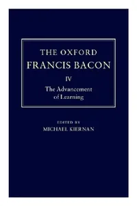 Buy The Advancement of Learning (English, Francis Bacon | Michael Kiernan) — BookShops.in