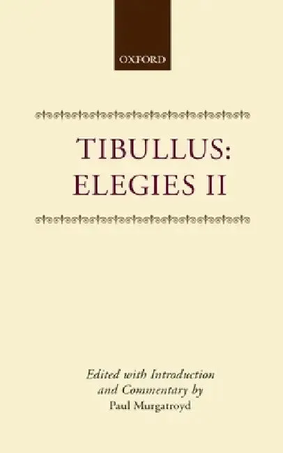 Elegies II (English, Tibullus | Tibullus | Paul Murgatroyd)