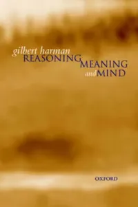 Buy Reasoning, Meaning, and Mind (English, Gilbert Harman) — BookShops.in