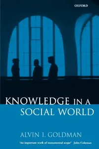 Buy Knowledge in a Social World (English, Alvin I. Goldman) — BookShops.in