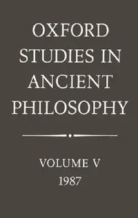 Buy Oxford Studies in Ancient Philosophy (English, George Ed Annas | Julia Annas) — BookShops.in