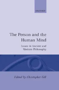 Buy The Person and the Human Mind (English, Christopher Gill) — BookShops.in