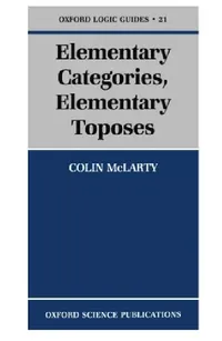 Buy Elementary Categories, Elementary Toposes (English, Colin McLarty) — BookShops.in