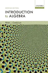 Buy Introduction to Algebra (English, Peter J. Cameron) — BookShops.in
