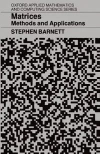 Buy Matrices ' Methods and Applications' (English, Stephen Barnett) — BookShops.in