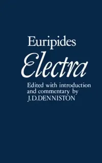 Buy Electra (English, Euripides | J. D. Denniston | J. D. Denniston) — BookShops.in