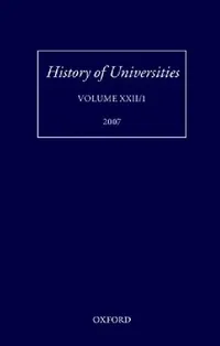 Buy History of Universities, Volume XXII/1 (English, Mordechai Feingold) — BookShops.in