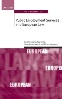 Buy Public Employment Services and European Law (English, Mark Freedland Fba | Catherine Jacqueson | Nicola Kountouris) — BookShops.in