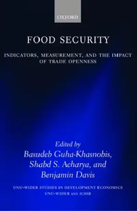 Buy Food Security (English, Basudeb Guha-Khasnobis | Shabd S. Acharya | Benjamin Davis) — BookShops.in