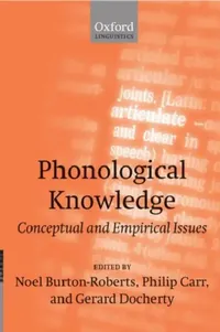 Buy Phonological Knowledge (English, Philip Carr | Gerard Docherty | Noel Burton-Roberts) — BookShops.in