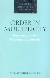 Buy Order in Multiplicity (English, Christopher Shields) — BookShops.in