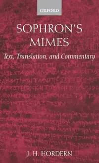 Buy Sophron's Mimes (English, J. H. Hordern | Sophron) — BookShops.in