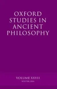 Buy Oxford Studies in Ancient Philosophy (English, David N. Sedley) — BookShops.in