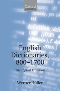 Buy English Dictionaries 800-1700 (English, Werner Hullen | Werner H?llen) — BookShops.in