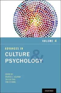 Buy Advances in Culture and Psychology, Volume 4 (English, Michele J. Gelfand) — BookShops.in