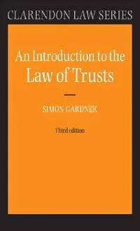 Buy An Introduction to the Law of Trusts (English, Simon Gardner) — BookShops.in