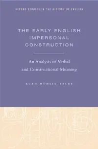 Buy Early English Impersonal Construction (English, Ruth Mohlig-Falke) — BookShops.in