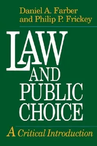 Buy Law and Public Choice (English, Philip P. Frickey | Daniel a. Farber) — BookShops.in