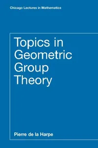 Buy Topics in Geometric Group Theory (English, Pierre de la Harpe) — BookShops.in