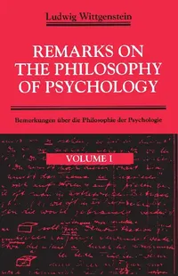 Buy Remarks on The Philosophy of Psychology (English, Ludwig Wittgenstein) — BookShops.in