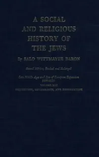 Buy A Social and Religious History of the Jews (English, Salo Wittmayer Baron) — BookShops.in