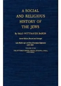 Buy A Social and Religious History of the Jews (English, Salo Wittmayer Baron) — BookShops.in
