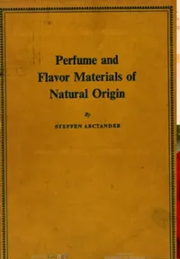 Buy Perfume and Flavor Materials of Natural Origin (English, Steffen Arctander) — BookShops.in