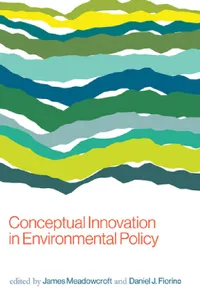 Buy Conceptual Innovation in Environmental Policy (English, James Meadowcroft | Daniel J. Fiorino) — BookShops.in