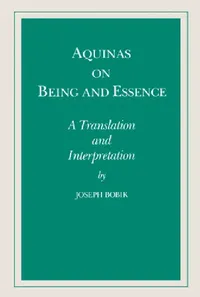 Buy Aquinas on Being and Essence (English, Joseph Bobik) — BookShops.in