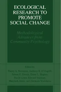 Buy Ecological Research to Promote Social Change (English, Tracey A. Revenson | Anthony R. D'Augelli | Sabine E. French) — BookShops.in