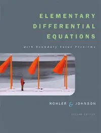 Buy Elementary Differential Equations with Boundary Value Problems (English, Werner Kohler | Lee Johnson) — BookShops.in
