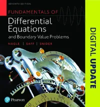 Buy Fundamentals of Differential Equations and Boundary Value Problems 7th Edition by R. Nagle, Edward Saff, Arthur Snider | Pearson College Div | English Paperback — BookShops.in