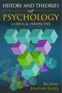 Buy History and Theories of Psychology (English, Dai Jones | Jonathan Elcock) — BookShops.in