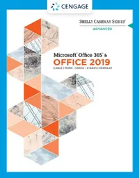 Buy Shelly Cashman Series Microsoft Office 365 & Office 2019 Advanced (English, Sandra Cable | Steven Freund | Ellen Monk) — BookShops.in