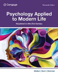 Buy Psychology Applied to Modern Life (English, Wayne Weiten | Dana Dunn | Elizabeth Hammer) — BookShops.in
