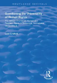 Buy Questioning the Universality of Human Rights (English, Lindholt Lone) — BookShops.in
