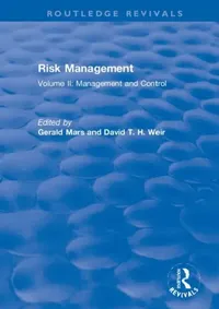 Buy Risk Management (English, Mars Gerald | David T. H. Weir) — BookShops.in