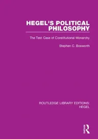 Buy Hegel's Political Philosophy (English, Bosworth Stephen C.) — BookShops.in