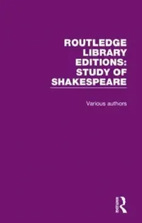Buy Routledge Library Editions: Study of Shakespeare (14 Volume Set) | Routledge | English | Paperback | 1st Edition — BookShops.in