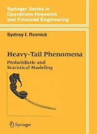 Buy Heavy-Tail Phenomena (English, Sidney I. Resnick) — BookShops.in