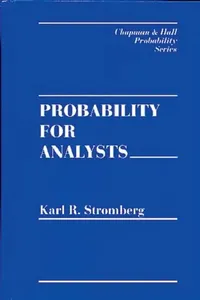 Buy Probability for Analysts (English, Stromberg Karl) — BookShops.in