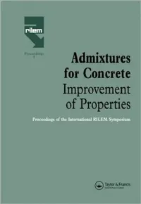 Buy Admixtures for Concrete - Improvement of Properties (English, Vazques E.) — BookShops.in