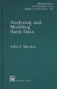 Buy Analyzing and Modeling Rank Data (English, Marden John I) — BookShops.in