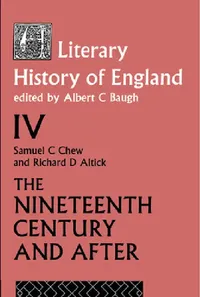 Buy A Literary History of England Vol. 4 (English, A. Baugh) — BookShops.in