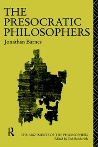 Buy The Presocratic Philosophers (English, Jonathan Barnes) — BookShops.in