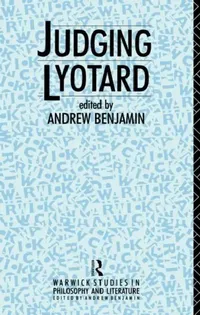 Buy Judging Lyotard (English, Andrew Benjamin) — BookShops.in