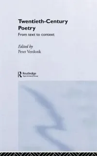 Buy Twentieth-Century Poetry (English, Peter Verdonk) — BookShops.in